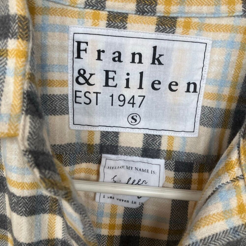 Frank & Eileen Plaid Pocket Flannel 100% Cotton Womens Small #780 - Picture 11 of 11